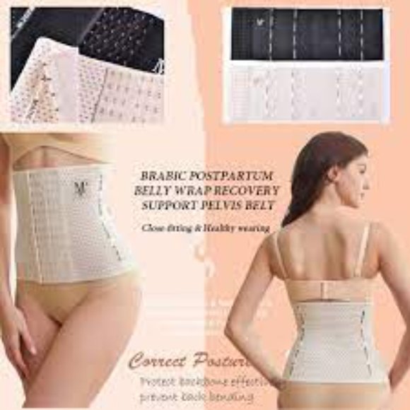 NEW Bundle of 2; M+ Waist Trainers NUDE BLACK - Picture 7 of 15